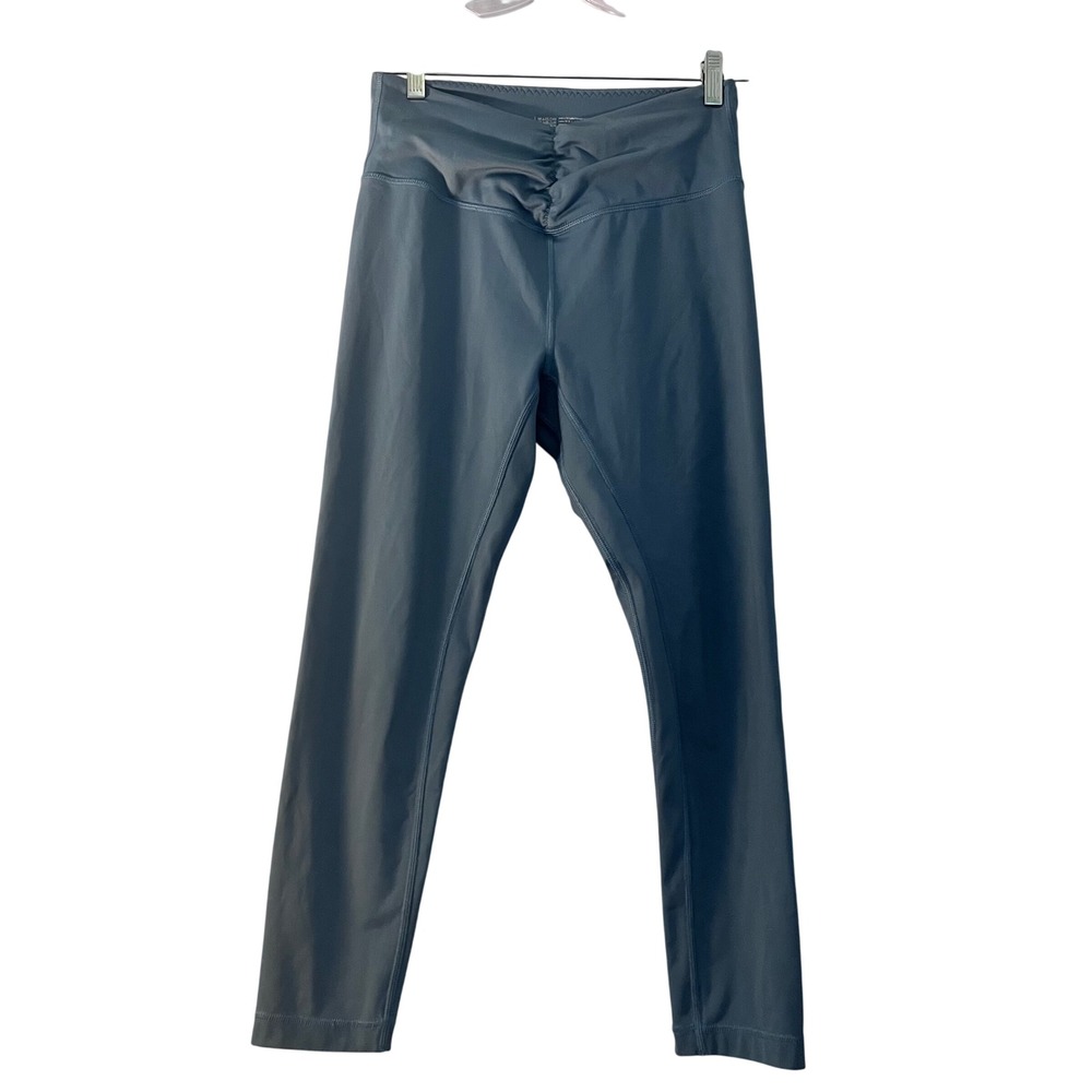 Victoria's Secret Leggings Size M LIVE On Point Blue High Rise Yoga (M556)